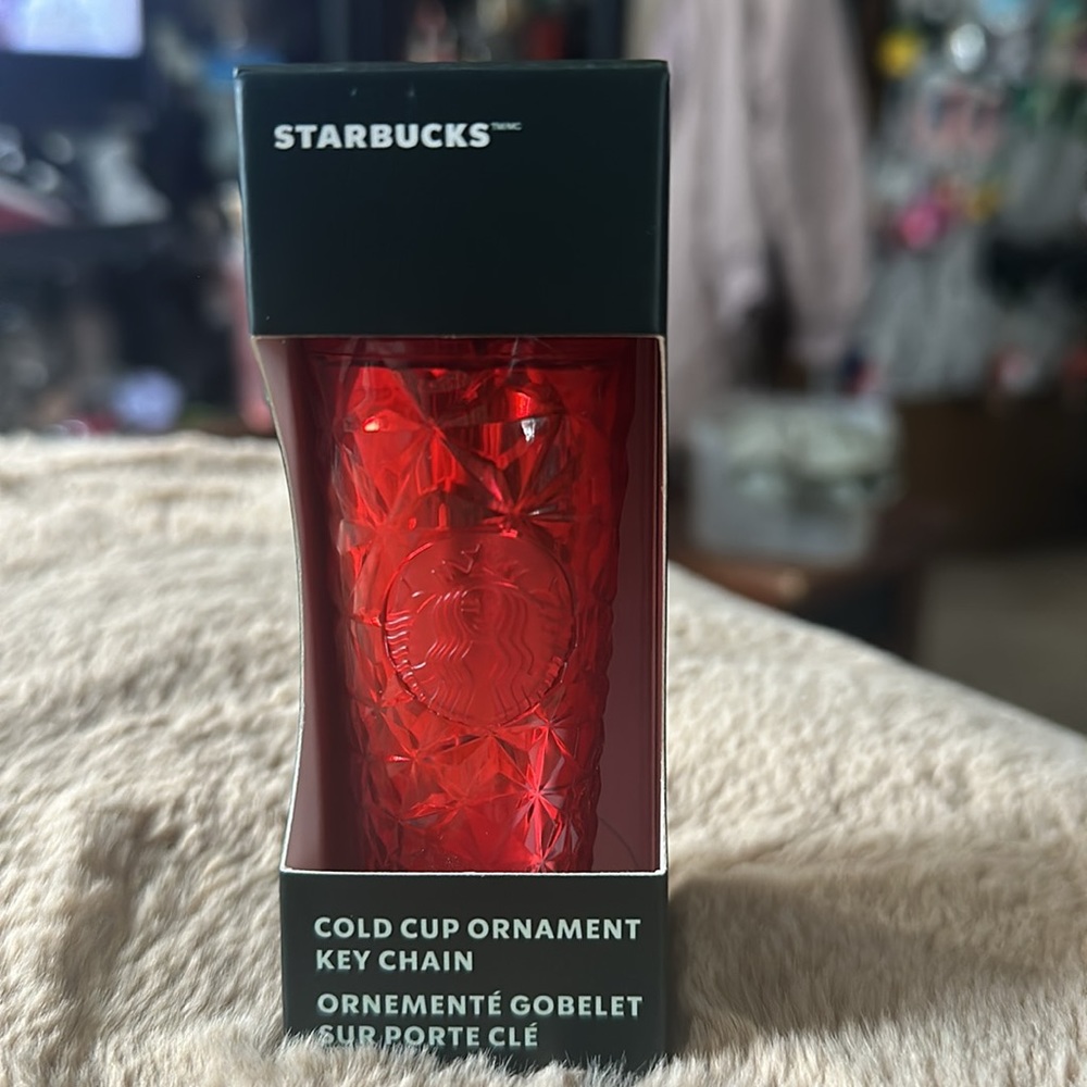Starbucks 2023 Starbucks cold cup ornament key chain